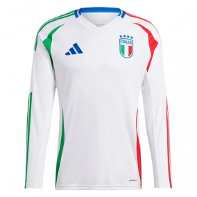 Seconda Maglia Italia Euro 2024 Manica Lunga